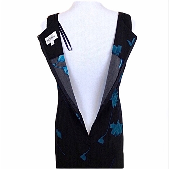 Studio I sleeveless round neck back zip floral print maxi dress - Picture 4 of 7